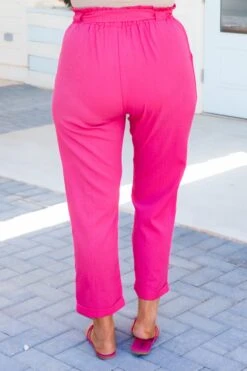 Nice For Once Pants, Fuchsia -VogueBabe Store NiceForOnePants Fuchsia 8bf97185 6d28 4ee0 8e2d 31e01bc11bf1