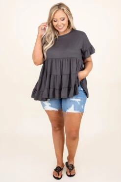 Summertime Breeze Shorts, Light Wash -VogueBabe Store NotSoBasicTop Cement 5 0e8e344c a810 42d9 87ff c54958a05a09