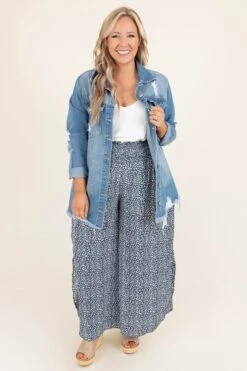 On The Patio Pants, Denim Blue -VogueBabe Store OnThePatioPants DenimBlue 9106