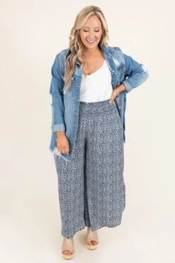 On The Patio Pants, Denim Blue -VogueBabe Store OnThePatioPants DenimBlue 9108
