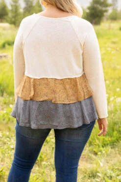 On The Right Side Top, Natural -VogueBabe Store OnTheRightSideTop Natural 601