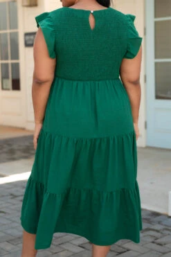 Our Sweet Memories Dress, Forest Green -VogueBabe Store OurSweetMemoriesDress ForestGreen 3