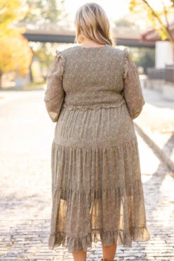 Out In The World Dress, Sage -VogueBabe Store OutInTheWorldDress Sage 0243