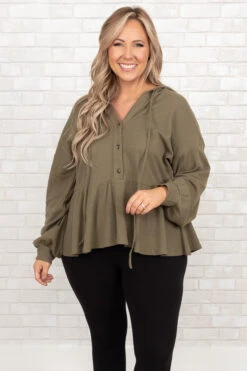 Outdoor Adventure Top, Light Olive
