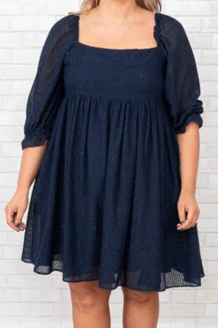 Party And Play Dress, Navy -VogueBabe Store PartyAndPlayDress Navy 9963