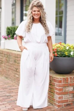 Passing The Street Pants, White -VogueBabe Store PassingTheStreetPants White 1 2