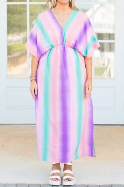 Pastel Sherbert Coverup Dress, Multi -VogueBabe Store PastelSherbetCoverupDress Multi 2