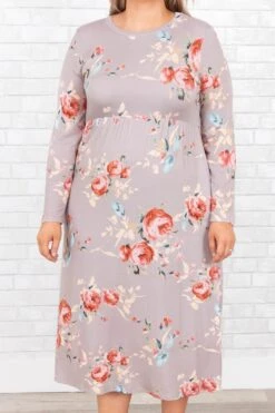 Phases And Stages Dress, Taupe 11 Phases And Stages Dress, Taupe -VogueBabe Store PhasesAndStagesDress Taupe 9520