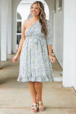 Pick Me First Dress, Blue -VogueBabe Store PickMeFirstDress Blue 5