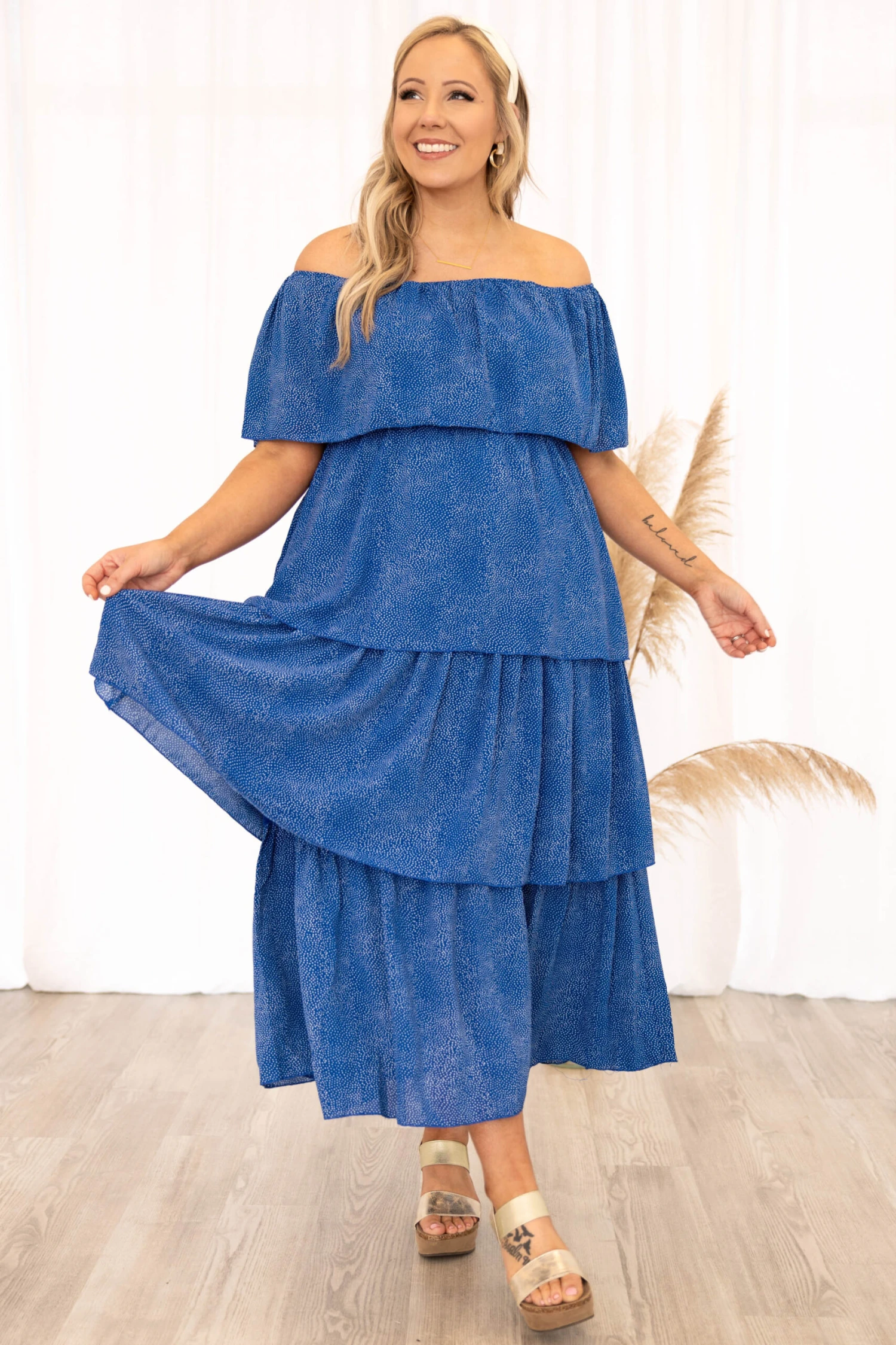 Roll The Path Dress, Royal Blue 4 Roll The Path Dress, Royal Blue - Image 2