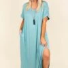 Flow With It Maxi Dress, Nile Blue