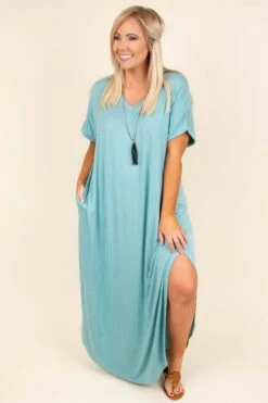 Flow With It Maxi Dress, Nile Blue