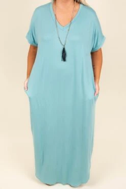 Flow With It Maxi Dress, Nile Blue -VogueBabe Store SOL 1828 Edit