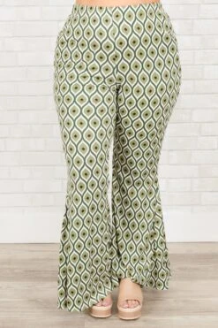 She's Confident Pants, Sage -VogueBabe Store She sConfidentPants Sage 4