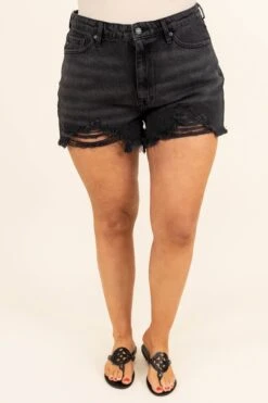 Simple Living Shorts, Dark Gray -VogueBabe Store SimpleLivingShorts DarkGray 9778