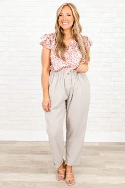 Single Step Pants, Gray -VogueBabe Store SingleStepPants Gray 8