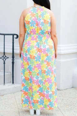 Sky Is Falling Maxi Dress, Off White Multi -VogueBabe Store SkyIsFallingMaxiDress OffWhiteMulti 1