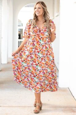 Someday We Will Know Dress, Orange -VogueBabe Store SomedayWeWillKnowDress Orange 2298