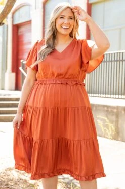 Southern Soul Dress, Rust