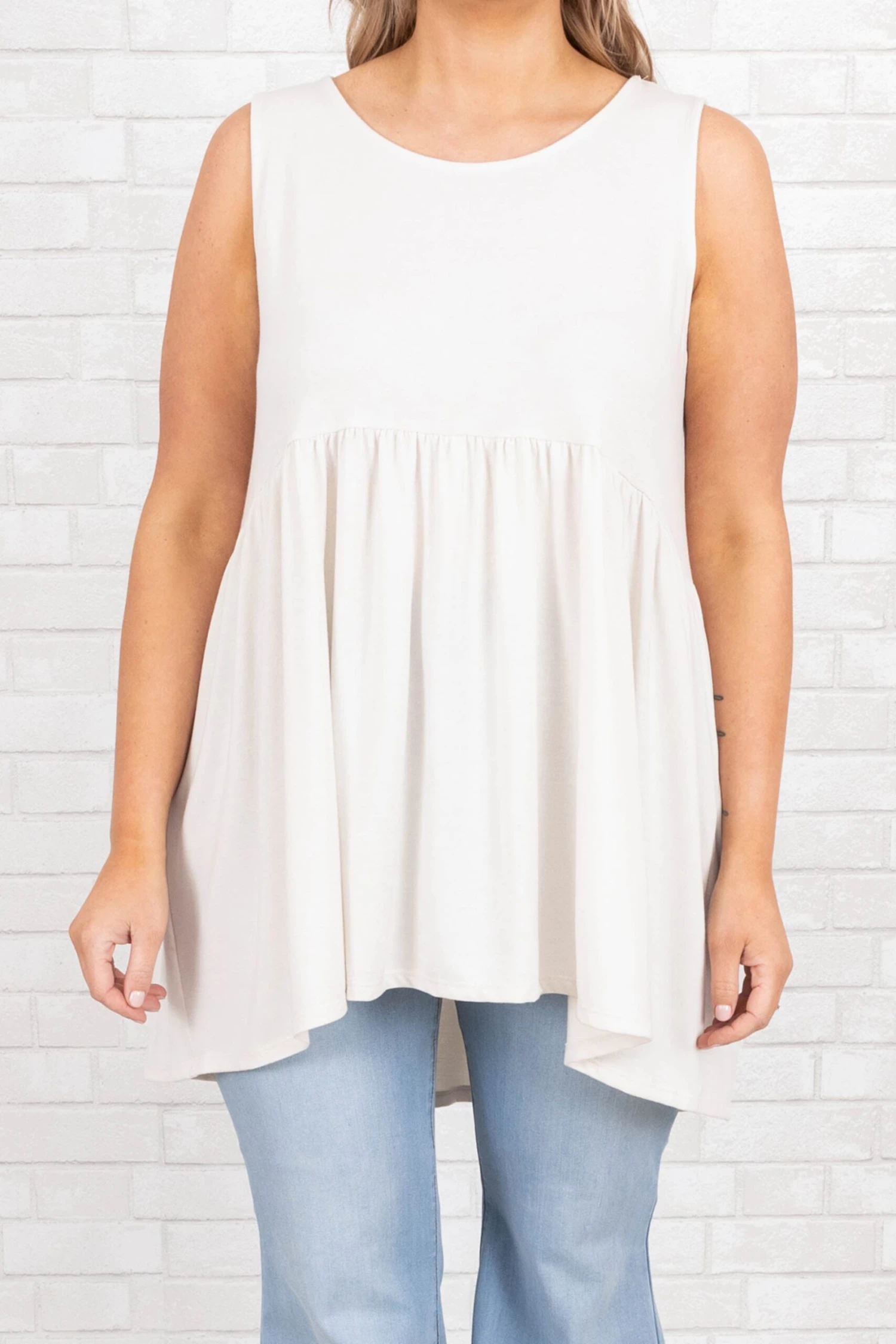 Summer Soiree Tank, Bone 6 Summer Soiree Tank, Bone - Image 4