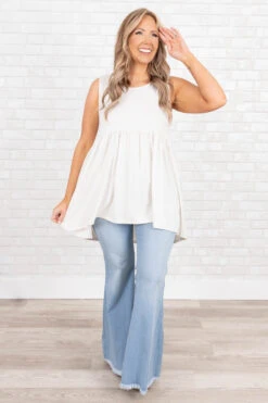 Summer Soiree Tank, Bone 10 Summer Soiree Tank, Bone -VogueBabe Store SummerSoireeTank Bone 9942