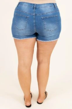 Summertime Heat Shorts, Medium Wash -VogueBabe Store SummertimeHeatShorts MediumWash 0922