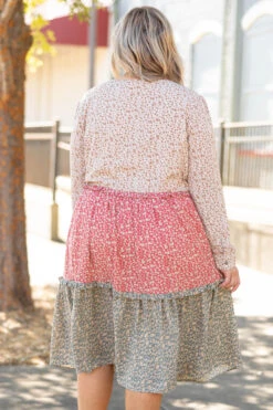 Surrounded By Flowers Dress, White -VogueBabe Store SurroundedByFlowersDress White 0493