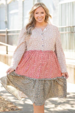 Surrounded By Flowers Dress, White