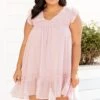 Sweet Baby Dress, Mauve -VogueBabe Store SweetBabyDress Mauve 9924