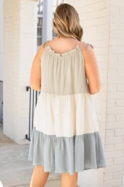 Sweet In Sage Dress, Sage -VogueBabe Store SweetInSageDress Sage