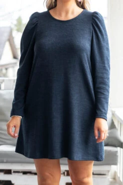 Swing My Way Dress, Navy -VogueBabe Store SwingMyWayDress Navy 1080