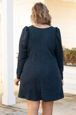 Swing My Way Dress, Navy -VogueBabe Store SwingMyWayDress Navy 9390