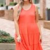 That's What I Want Dress, Coral -VogueBabe Store That sWhatIWantDress Coral 3