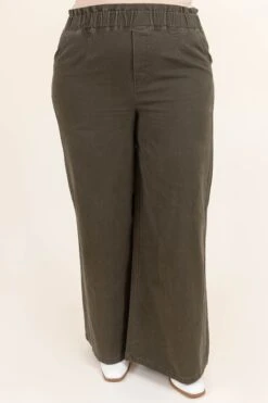 The Sweetest Destination Pants, Dark Olive -VogueBabe Store TheSweetestDestinationPants DarkOlive 4