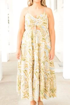 To The Sky Dress, Green -VogueBabe Store ToTheSkyDress Green1