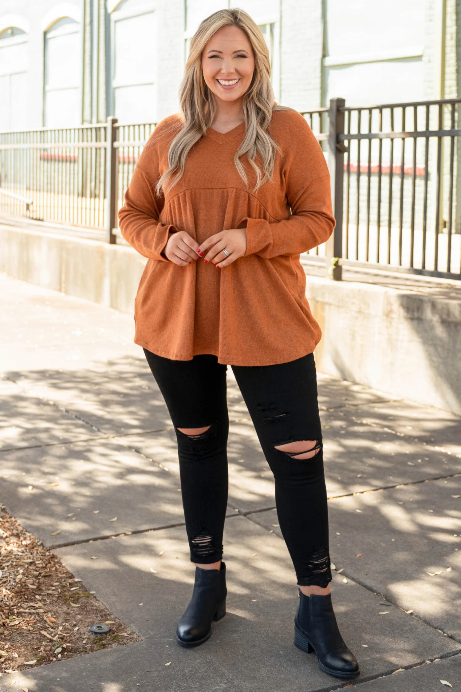 Train To The City Sweater, Ginger 4 Train To The City Sweater, Ginger - Image 2