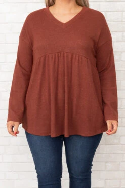 Train To The City Sweater, Rust 11 Train To The City Sweater, Rust -VogueBabe Store TrainToTheCitySweater Rust 2