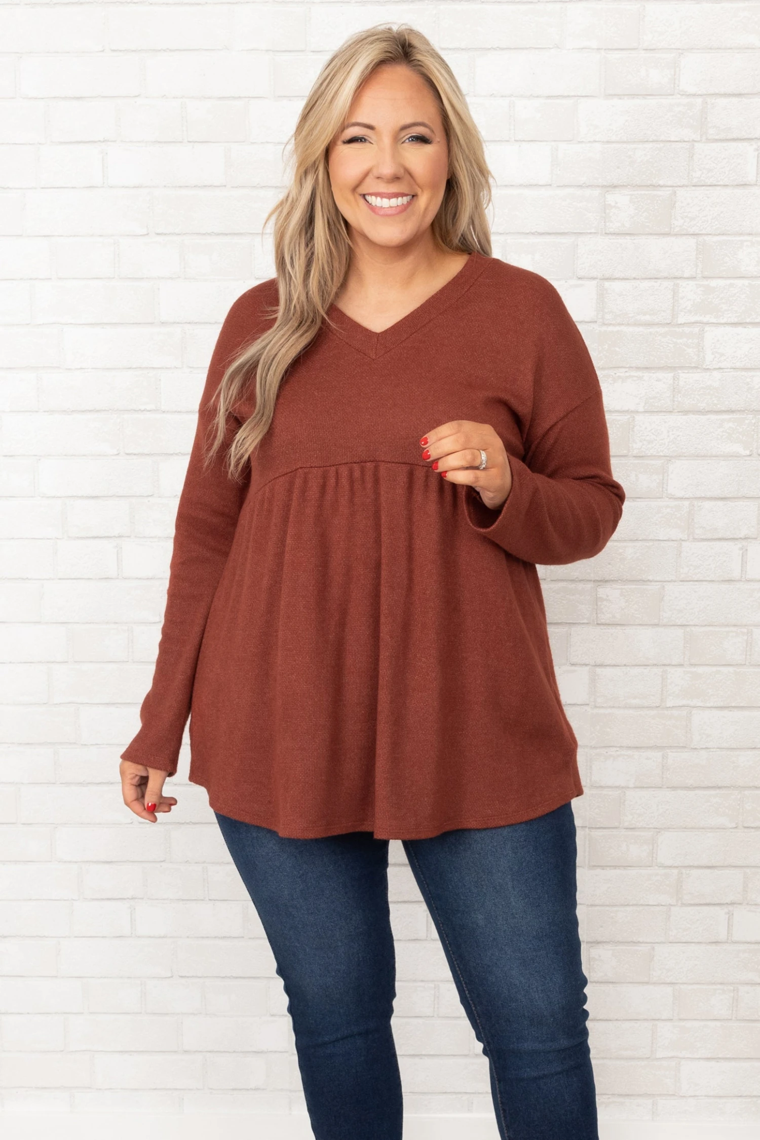 Train To The City Sweater, Rust 3 Train To The City Sweater, Rust