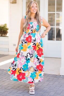 Under The Orange Tree Dress, Red -VogueBabe Store UnderTheOrangeTreeDress Red 24