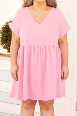 Unexpected Chance Dress, Baby Pink -VogueBabe Store UnexpectedChanceDress BabyPink 2025