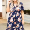 Valley Gal Dress, Navy