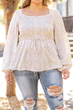 Deeply Touched Top, Ivory -VogueBabe Store WanderOftenTop Ivory 0987