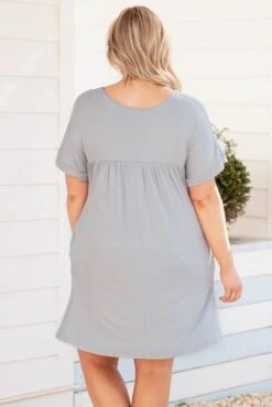 Warm In The City Dress, Silver -VogueBabe Store WarmInTheCItyDress Silver 9968