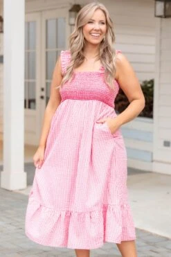 We Go Together Dress, Red