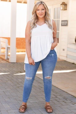 Weekender Babydoll Dotted, Off White 13 Weekender Babydoll Dotted, Off White -VogueBabe Store WeekenderBabydollDotted OffWhite 1555