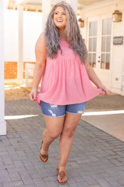 Weekender Babydoll Dotted, Passionfruit -VogueBabe Store WeekenderBabydollDotted Passionfruit 1528 2