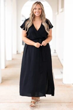 West Coast Sun Dress, Black -VogueBabe Store WestCoastSunDress Black 9651