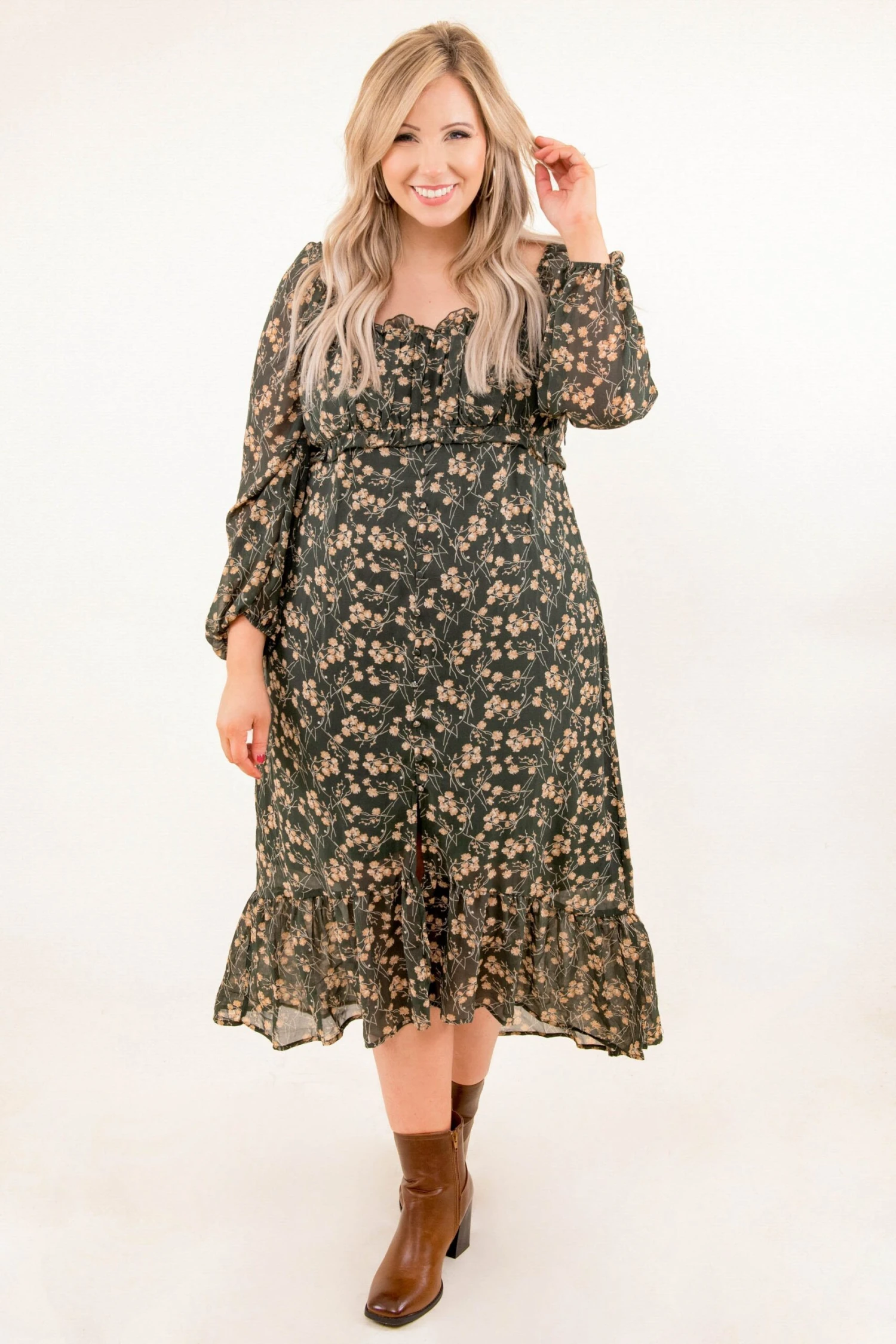 Where Is The Photoshoot Dress, Hunter Combo 5 Where Is The Photoshoot Dress, Hunter Combo - Image 3