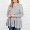 With Confidence Top, Heather Grey