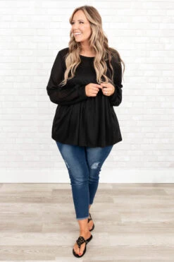 With My Girlfriends Top, Black -VogueBabe Store WithMyGirlfriendsTop Black 9407